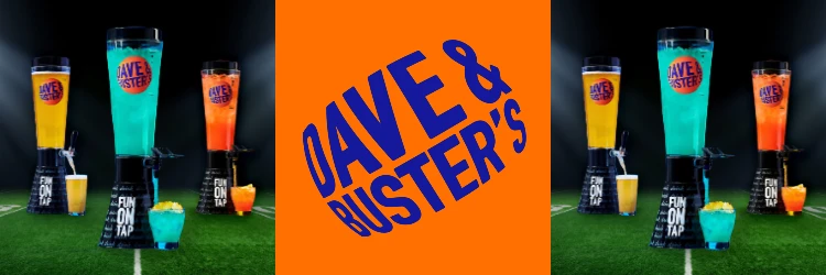 dave and busters $20 for $20 coupon