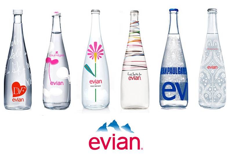 5. Evian Water