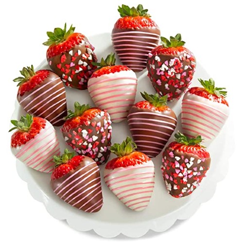Drizzled Strawberries as a special Mother's Day gift