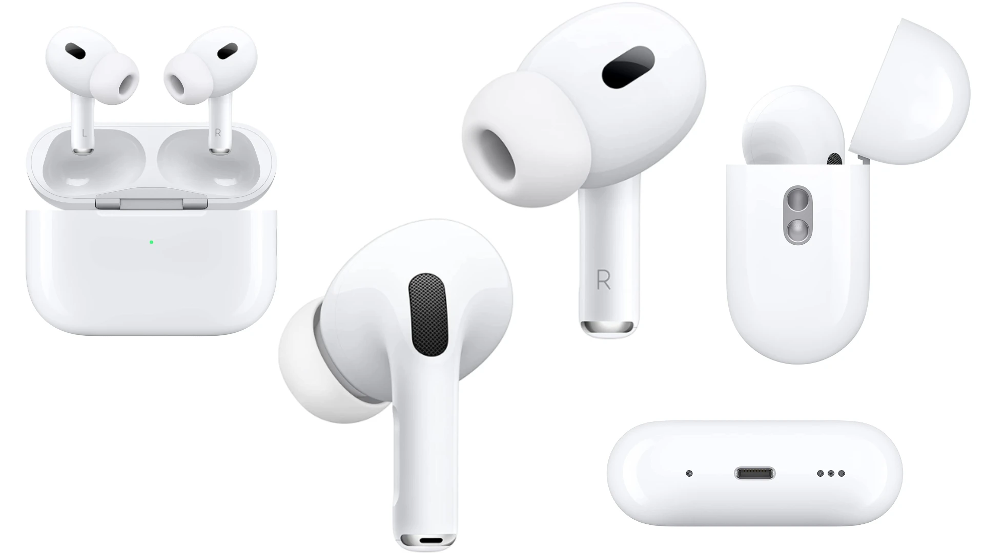 APPLE AIR PODS PRO WIRELESS EARBUDS WITH A MAGSAFE CHARGING CASE