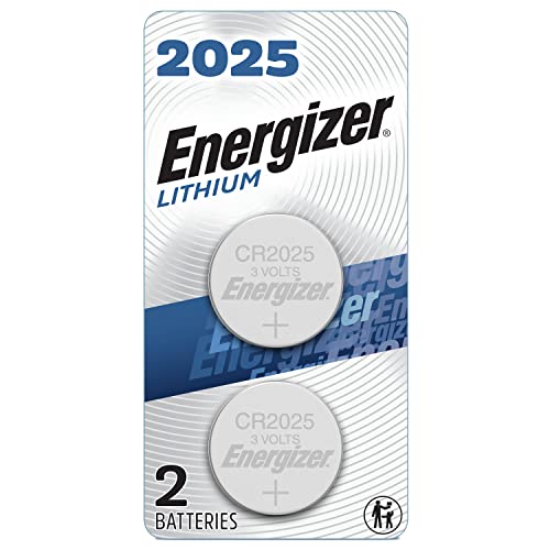 Energizer 2025 Batteries, Lithium Cr2025 Battery, 2 Count