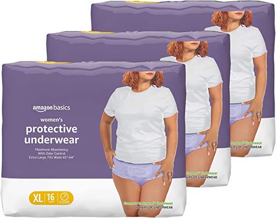 Amazon Basics Incontinence & Postpartum Underwear For Women